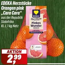 Simmel EDEKA Herzstücke Orangen pink „Cara Cara" Angebot