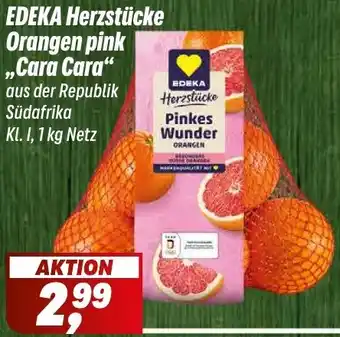 Simmel EDEKA Herzstücke Orangen pink „Cara Cara" Angebot