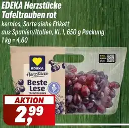 Simmel EDEKA Herzstücke Tafeltrauben rot Angebot