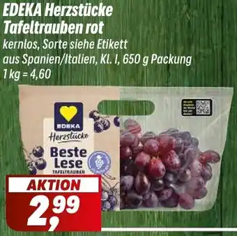 Simmel EDEKA Herzstücke Tafeltrauben rot Angebot