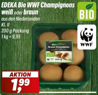Simmel EDEKA Bio WWF Champignons weiß oder braun Angebot