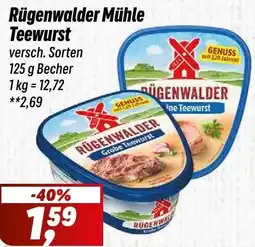 Simmel Rügenwalder Mühle Teewurst Angebot