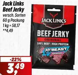 Simmel Jack Links Beef Jerky Angebot