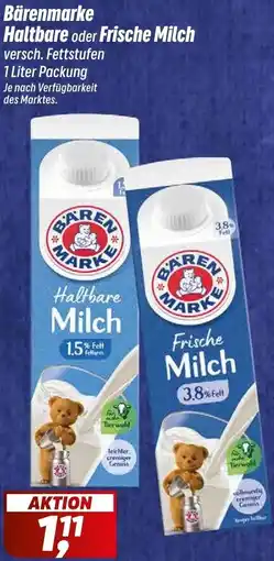 Simmel Bärenmarke Haltbare oder Frische Milch Angebot