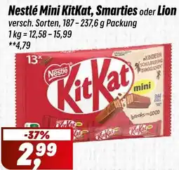 Simmel Nestlé Mini KitKat, Smarties oder Lion Angebot