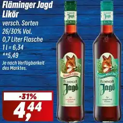Simmel Fläminger Jagd Likör Angebot