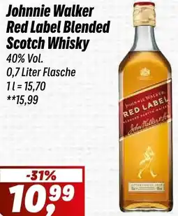 Simmel Johnnie Walker Red Label Blended Scotch Whisky Angebot