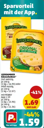 PENNY LEERDAMMER Käsescheiben Angebot