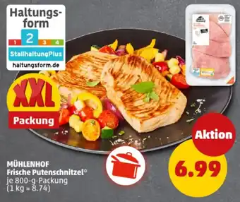 PENNY MÜHLENHOF Frische Putenschnitzel Angebot