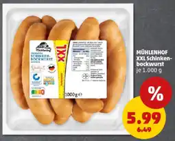PENNY MÜHLENHOF XXL Schinkenbockwurst Angebot