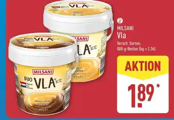 Aldi Nord Milsani vanille geschmack Angebot