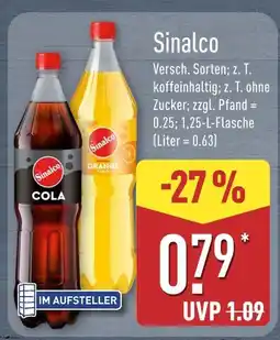 Aldi Nord Sinalco cola Angebot