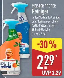 Aldi Nord Meister proper badreiniger Angebot