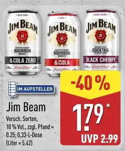 Aldi Nord Jim beam & cola zero Angebot
