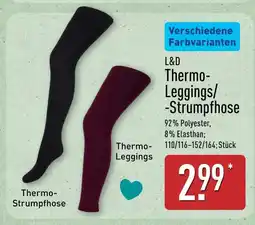 Aldi Nord L&d thermo-leggins/-strumpfhose Angebot