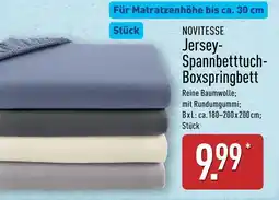 Aldi Nord Novitesse jersey-spannbetttuch-boxspringbett Angebot