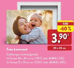 Aldi Nord Foto-leinwand Angebot