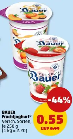 PENNY BAUER Fruchtjoghurt Angebot