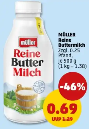 PENNY MÜLLER Reine Buttermilch Angebot