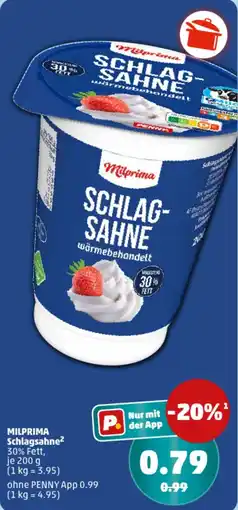 PENNY MILPRIMA Schlagsahne Angebot
