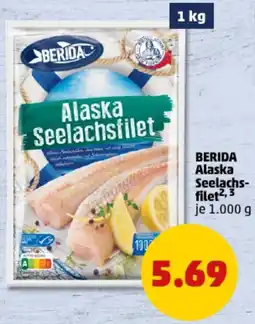 PENNY BERIDA Alaska Seelachsfilet Angebot