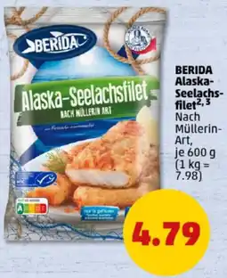 PENNY BERIDA Alaska-Seelachsfilet Angebot