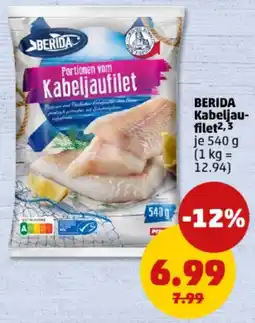 PENNY BERIDA Kabeljaufilet Angebot