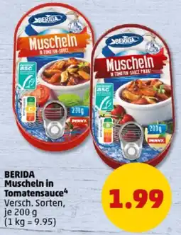 PENNY BERIDA Muscheln in Tomatensauce Angebot