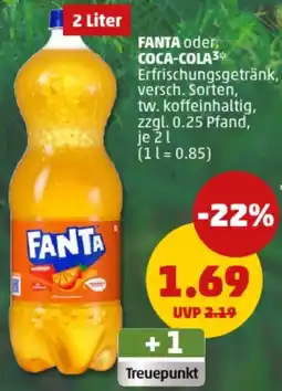 PENNY FANTA oder, COCA-COLA Angebot