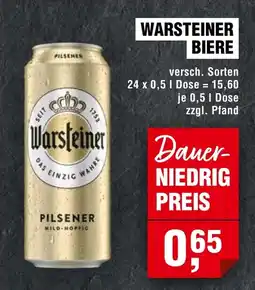 Handelshof WARSTEINER BIERE Angebot