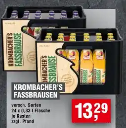 Handelshof KROMBACHER'S FASSBRAUSE Angebot