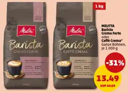 PENNY MELITTA Barista Crema Forte oder Caffè Crema Angebot