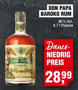 Handelshof DON PAPA BAROKO RUM Angebot