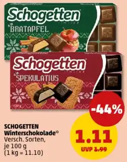 PENNY SCHOGETTEN Winterschokolade Angebot