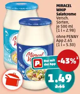 PENNY MIRACEL WHIP Salatcreme Angebot