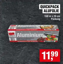 Handelshof QUICKPACK ALUFOLIE Angebot
