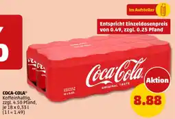 PENNY COCA-COLA Koffeinhaltig Angebot