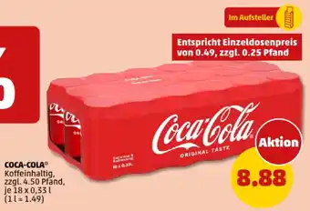 PENNY COCA-COLA Koffeinhaltig Angebot