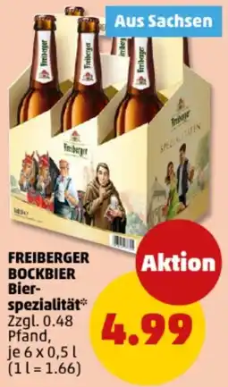 PENNY FREIBERGER BOCKBIER Bierspezialität Angebot