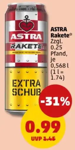 PENNY ASTRA Rakete Angebot