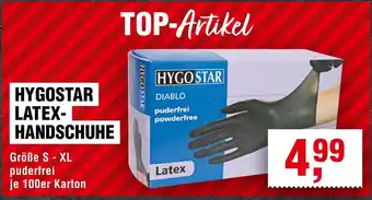 Handelshof HYGOSTAR LATEX- HANDSCHUHE Angebot