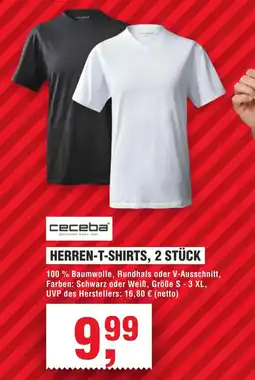 Handelshof ceceba HERREN-T-SHIRTS, 2 STÜCK Angebot