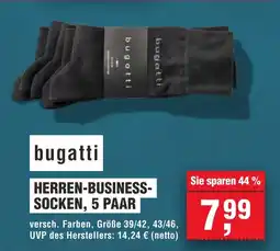 Handelshof bugatti HERREN-BUSINESS- SOCKEN, 5 PAAR Angebot