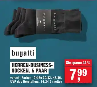 Handelshof bugatti HERREN-BUSINESS- SOCKEN, 5 PAAR Angebot