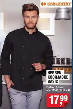 Handelshof KARLOWSKY HERREN- KOCHJACKE BASIC Angebot