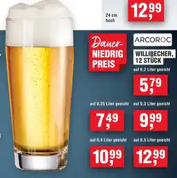 Handelshof ARCOROC WILLIBECHER, 12 STÜCK Angebot