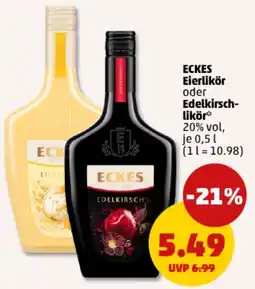 PENNY ECKES Eierlikör oder Edelkirschlikör Angebot