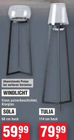 Handelshof WINDLICHT SOLA o. TULIA Angebot