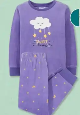 Aldi Süd Lily & Dan Kleinkinder Velours-Pyjama Angebot