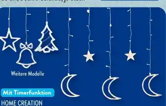 Aldi Süd Home Creation LED-Sternen-Lichtervorhang Angebot